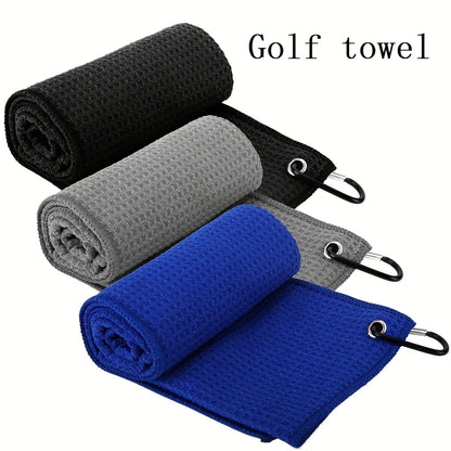 Waffle Pattern Golf Towel