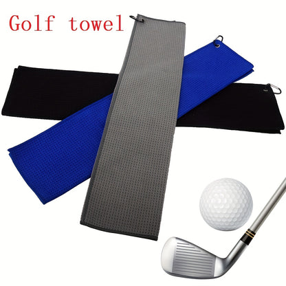 Waffle Pattern Golf Towel